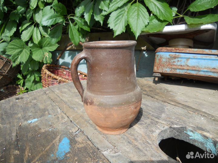 Крынкокувшин крынка с ручкой без авито-доставки