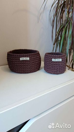 Комплект корзин из хлопка