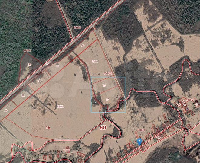 Участок 9,7 га (СНТ, ДНП)