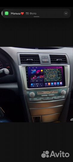 Магнитола на Toyota camry 40 android 12. 8/128