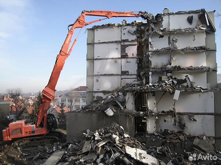 Демонтаж, снос зданий, сооружений, домов