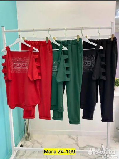 Костюм кензо двойка,52-54-56-58-60-62