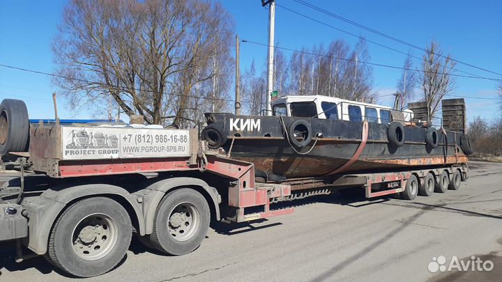 Аренда трала Перевозка спецтехники и негабарита