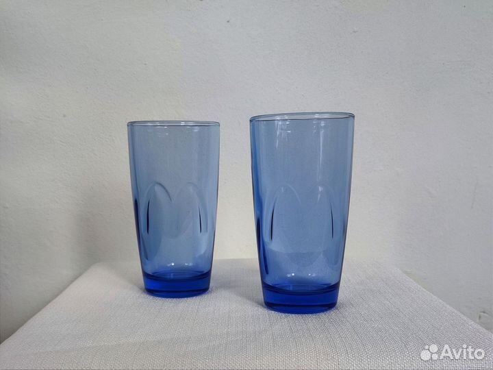 Стакан макдоналдс 300 мл McDonald's синий 2 шт