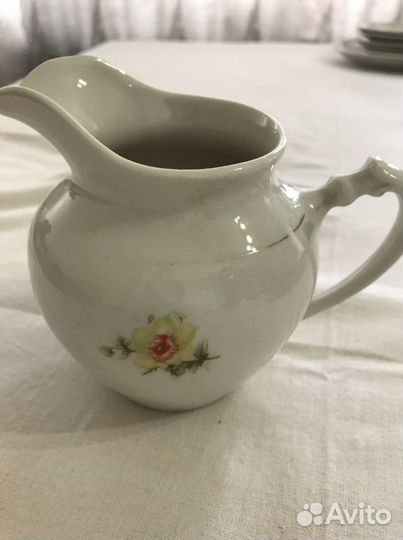 Сливочник фарфор СССР