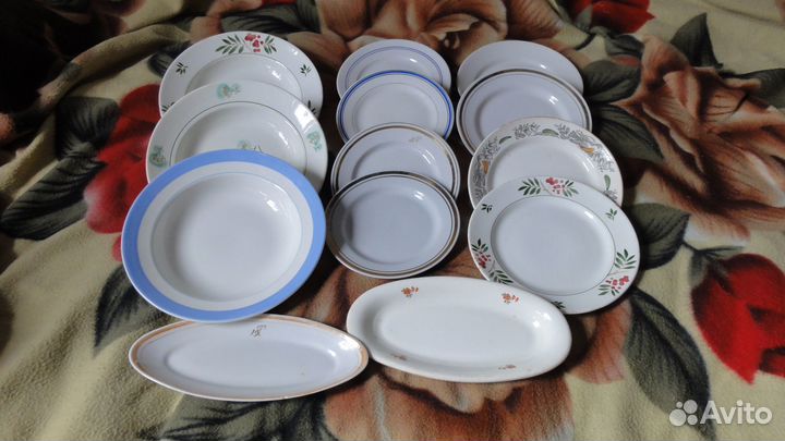 Стопки и тарелки СССР