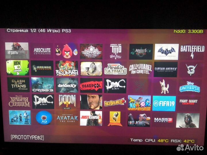 Sony playstation 3. 46 игр. два джойстика