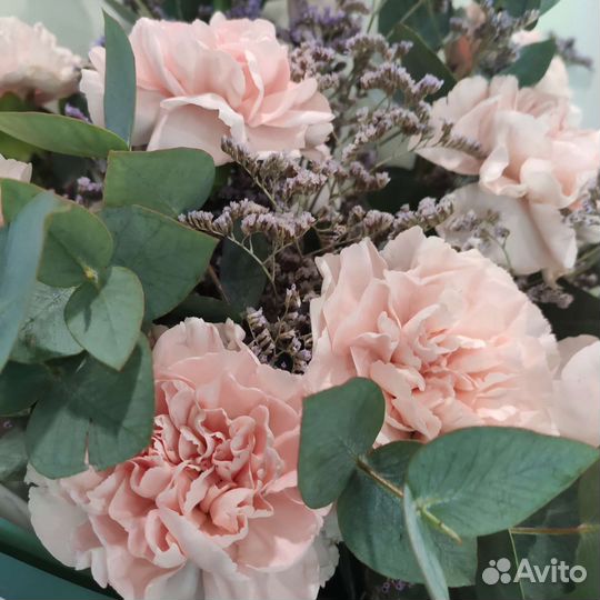 Букет с диантусами
