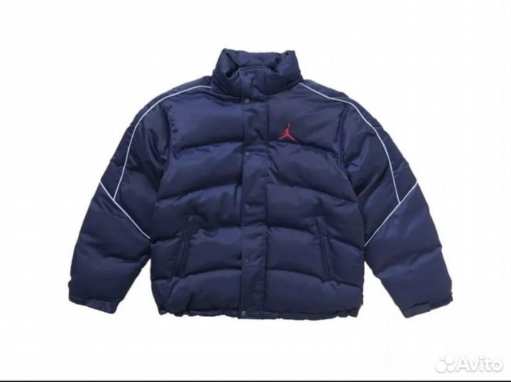 Пуховик supreme x Jordan рефлектив