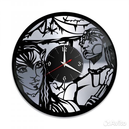 Часы настенные Аватар из винила, №1