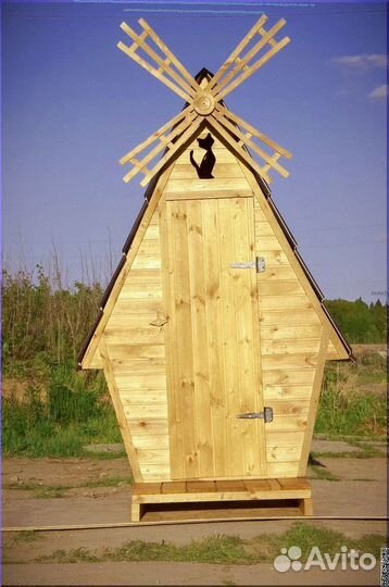 Дачный туалет с дельфином XFL