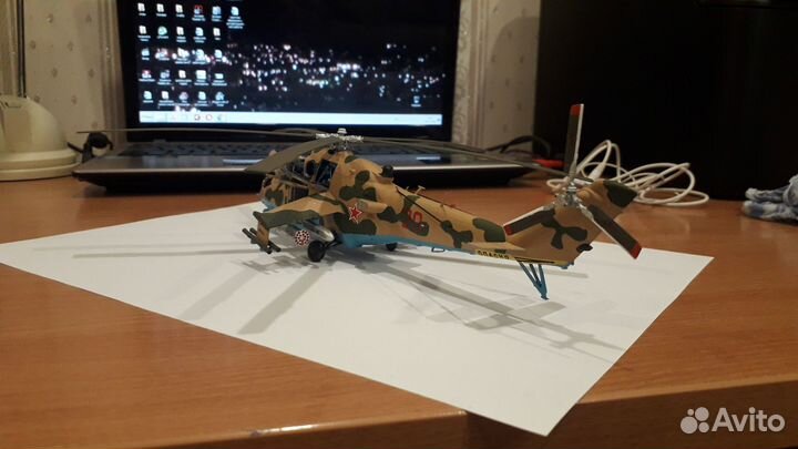 Модель ми-24В Звезда, советские мотострелки 1:72