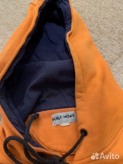 Оранжевое худи рукав 3/4