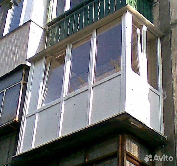 Балкон пластиковый под ключ