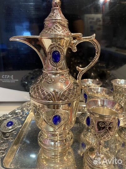 Подарочный набор-кувшин, рюмки на подносе