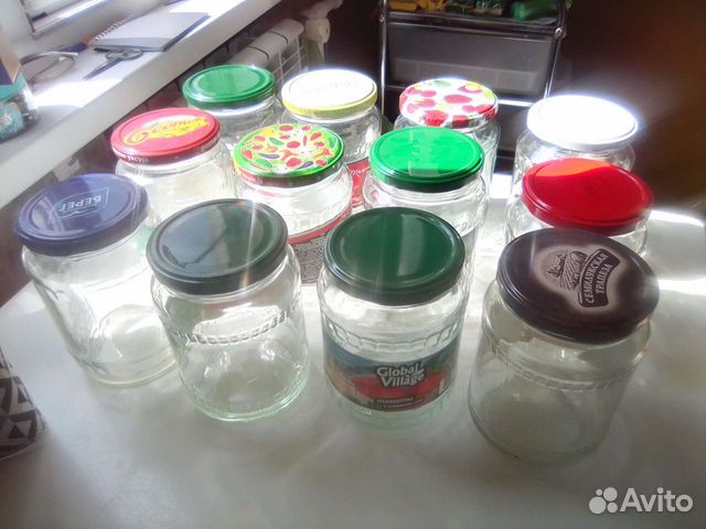 Стеклянные банки 0,5 0,7 1 1,5 л
