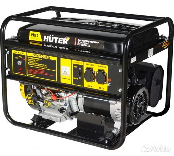 Генератор Huter DY6500LX электростартер