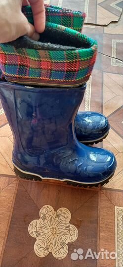 Детские резиновые сапоги