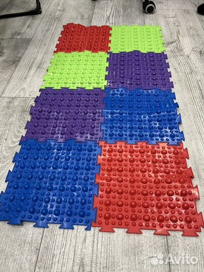 Детский массажный пазл коврик