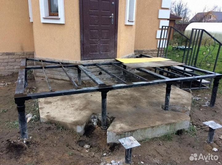Установка винтовых свай
