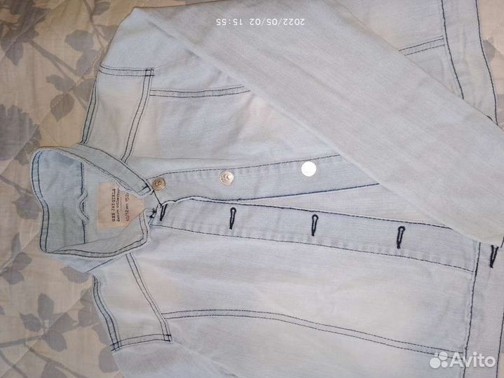 Джинсовая куртка для девочки 146- 152