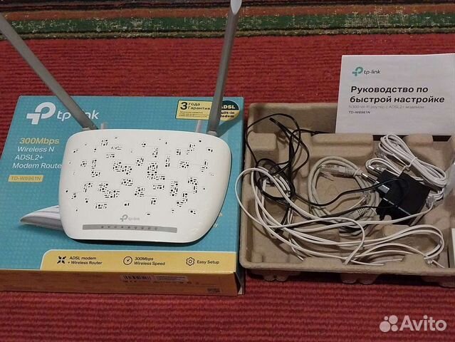 Wifi adsl роутер tp link td-w896n