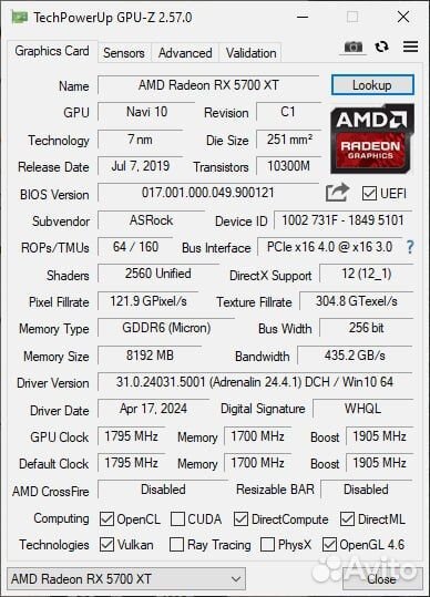 RX 5700 XT Challenger 8G