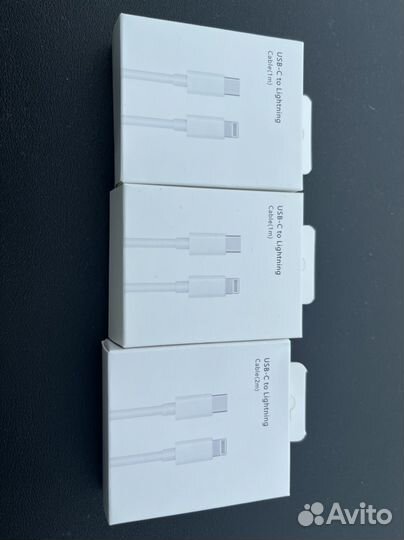 Кабель для iPhone usb type C 3 шт