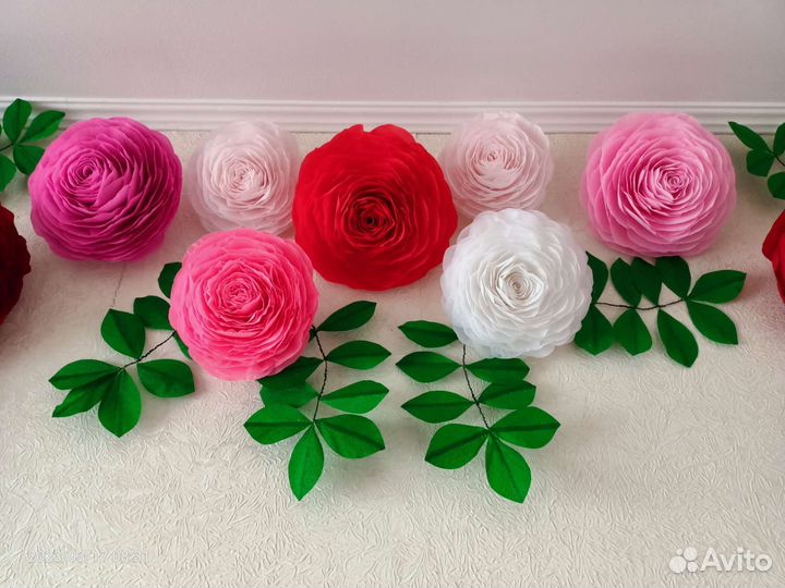 Цветы для фотозоны. Фотозона новая