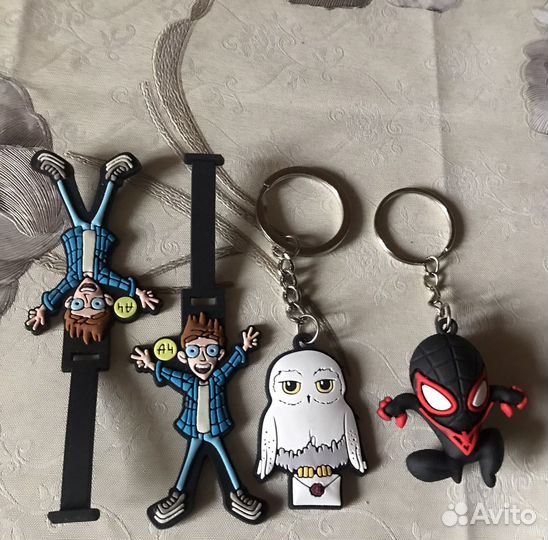 Брелок (влада4; сова-гаррипотер, человек паук)