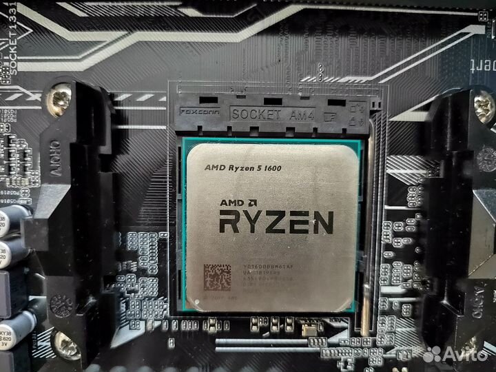 Комплект asus prime A320M-K+Ryzen 5 1600+8 Гб-3200