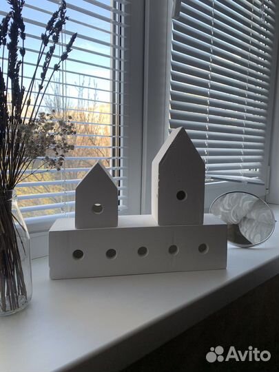 Подсвечник из гипса