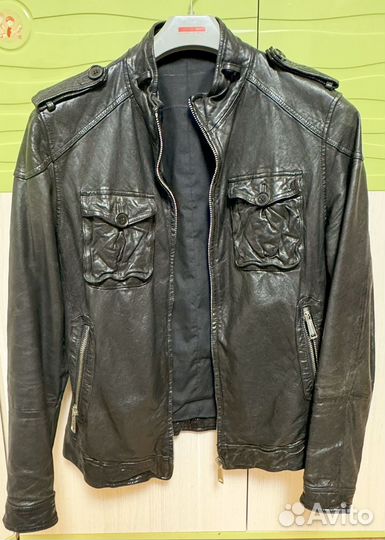 Кожаная куртка dsquared2 оригинал