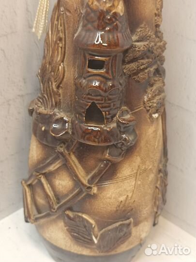 Фарфоровая Декоративная бутылка