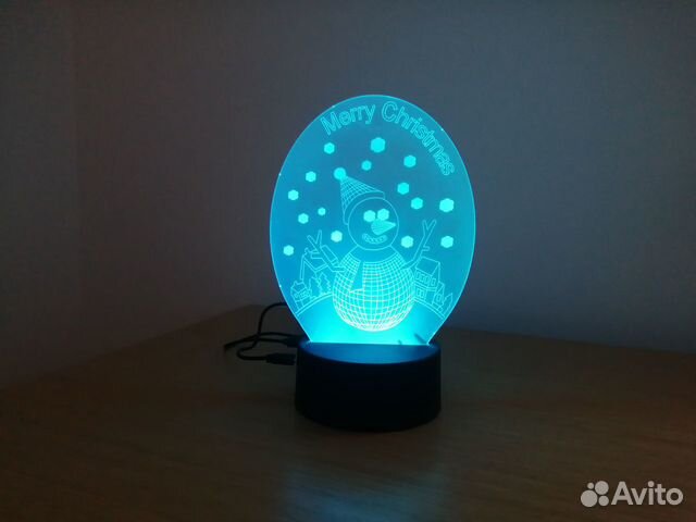 Ночной 3D-светильник