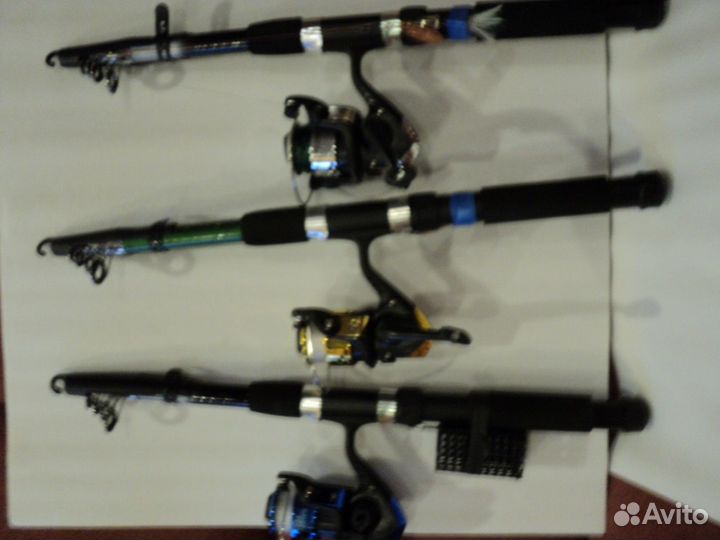 Спиннинги в сборе