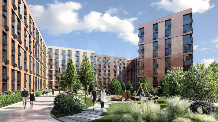 2-к. апартаменты, 54,7 м², 4/8 эт.