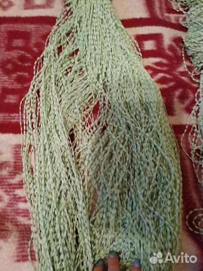 Нитяные шторы-лапша кисея тюль