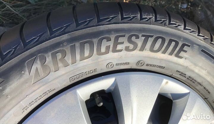 Колесо R16 Skoda Karoq лето bridgestone turanza T0