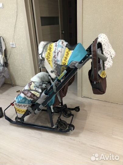 Санки коляска ника 7-7