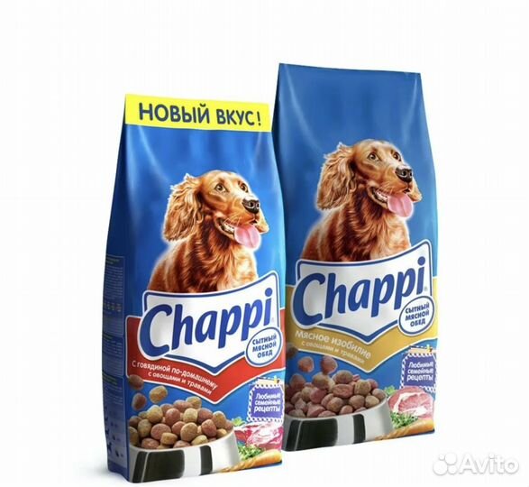 Сухой корм для собак chappi 15кг
