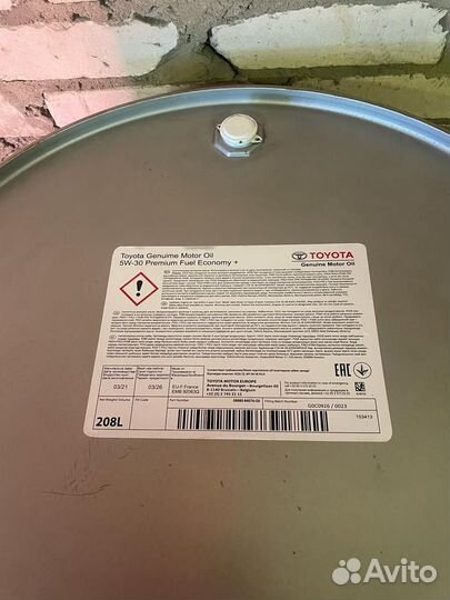 Доставка моторного масла Toyota / Бочка 200 л