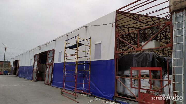 Тенты. Производство из ткани пвх