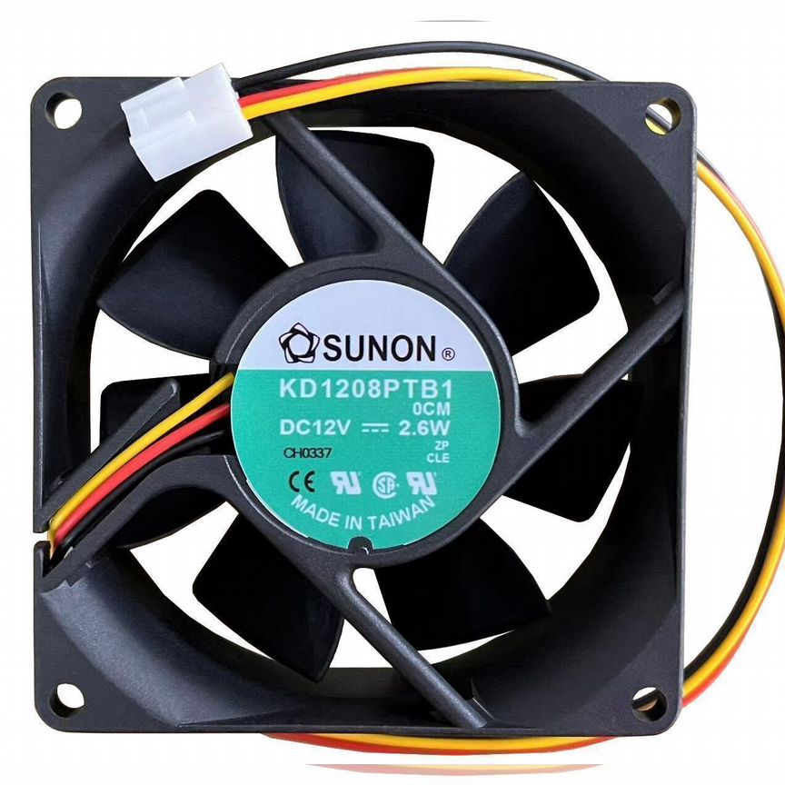 [KD1208PTB1] Вентилятор Sunon 12v 80x80x25mm Kd1208ptb1