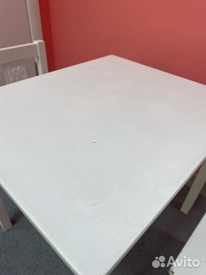 Детский стол и 2 стула IKEA