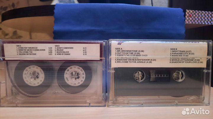 Аудио кассеты с записью Б/у