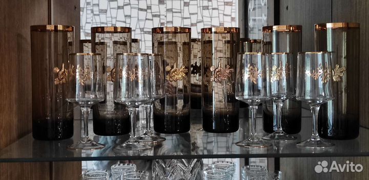 Посуда из богемского стекла