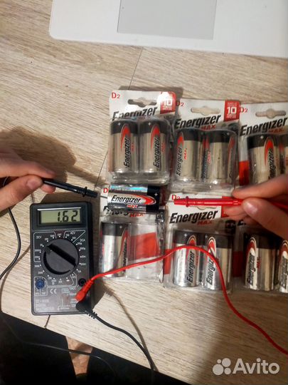 Батарейки D (LR20) energizer