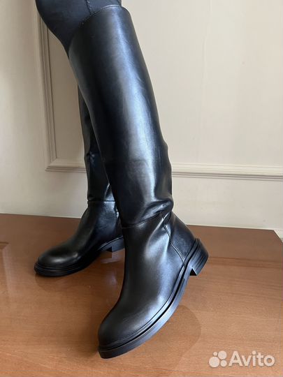 Сапоги трубы ботфорты женские