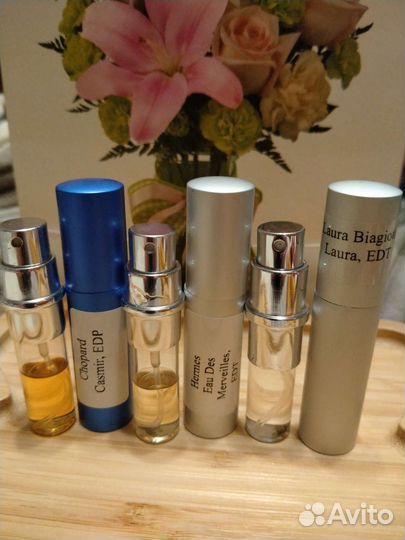 Парфюм отливанты от 10 мл